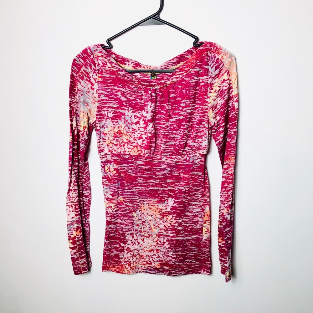 Free People semi sheer top shirt